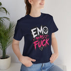 Emo As Fuck T-Shirt | Alternative Emo Graphic Tee | Goth & Scene Aesthetic Shirt | Unisex Softstyle Tee (18 Colors) - Anything AF