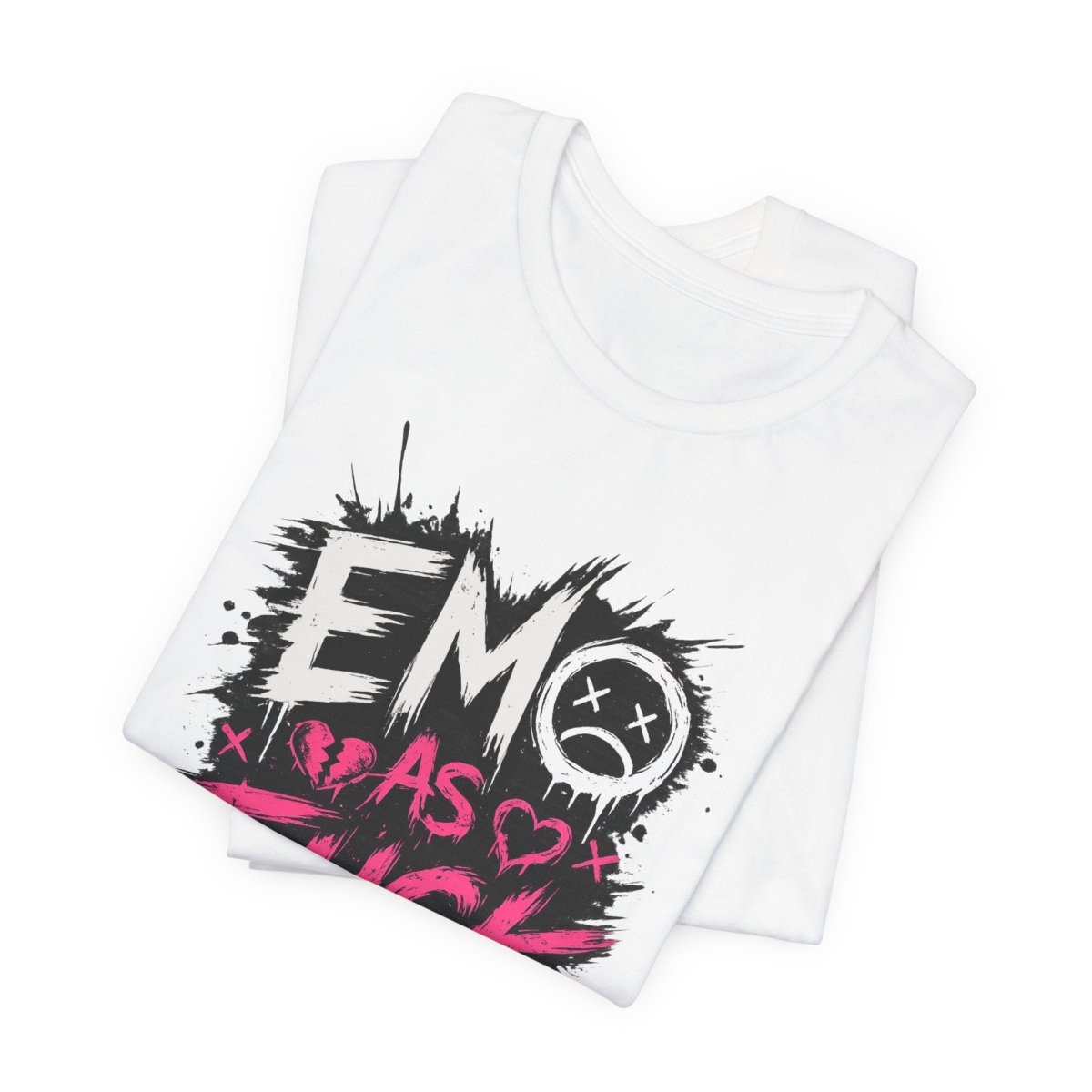 Emo As Fuck T-Shirt | Alternative Emo Graphic Tee | Goth & Scene Aesthetic Shirt | Unisex Softstyle Tee (18 Colors) - Anything AF