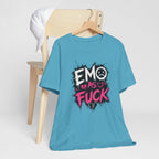 Emo As Fuck T-Shirt | Alternative Emo Graphic Tee | Goth & Scene Aesthetic Shirt | Unisex Softstyle Tee (18 Colors) - Anything AF