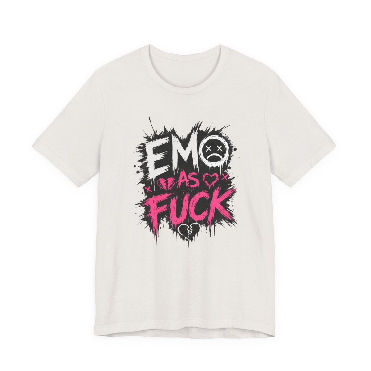 Emo As Fuck T-Shirt | Alternative Emo Graphic Tee | Goth & Scene Aesthetic Shirt | Unisex Softstyle Tee (18 Colors) - Anything AF
