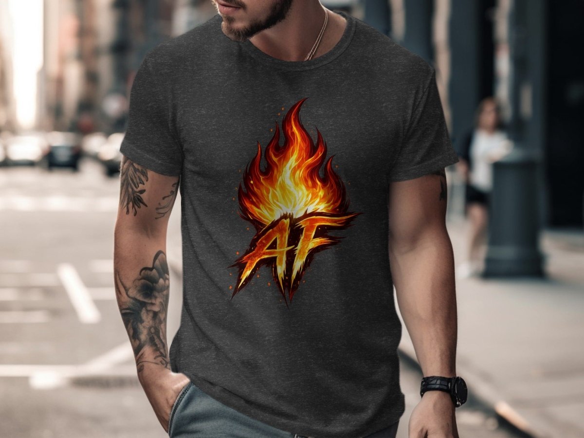 Fire AF Emoji Edition T-Shirt - Anything AF