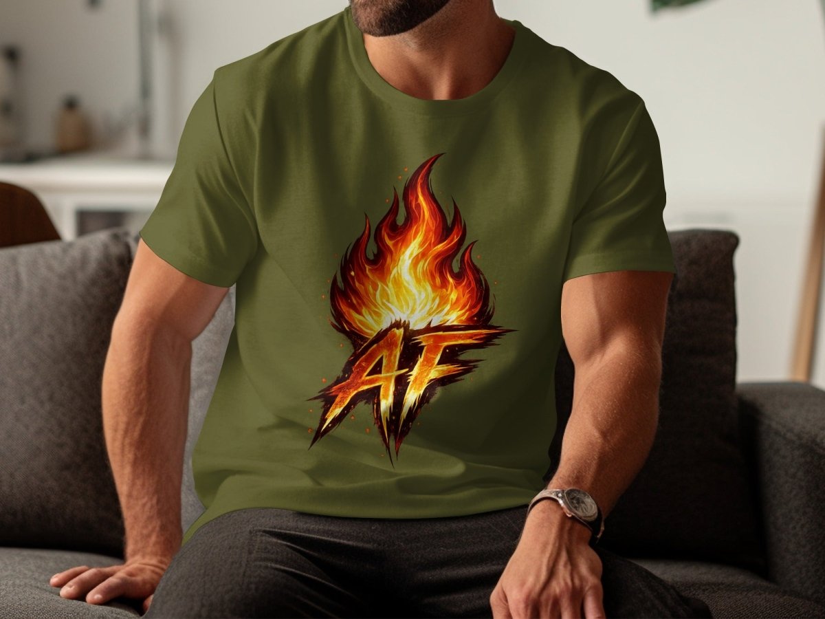 Fire AF Emoji Edition T-Shirt - Anything AF