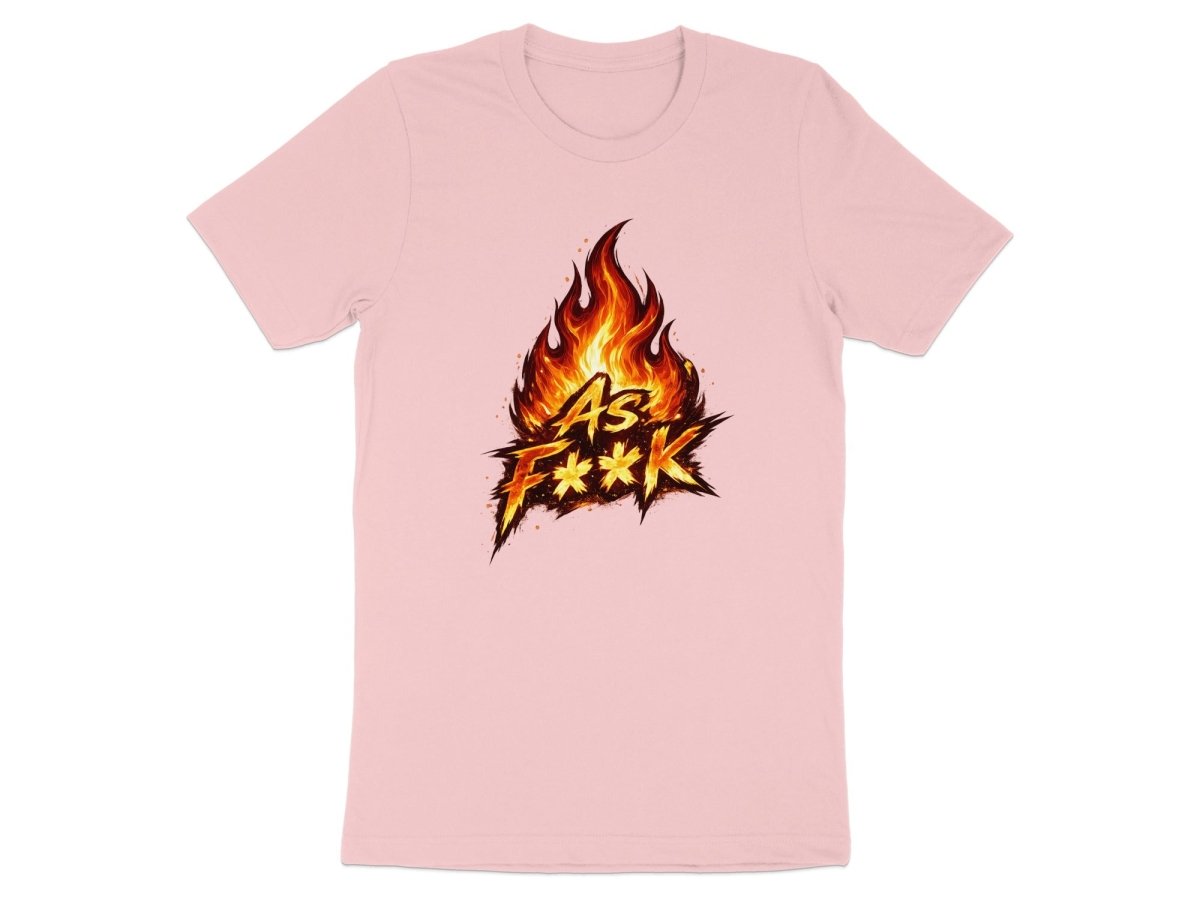 Fire As F**K Emoji T-Shirt | Flaming Graphic Tee - Anything AF