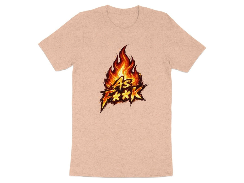 Fire As F**K Emoji T-Shirt | Flaming Graphic Tee - Anything AF