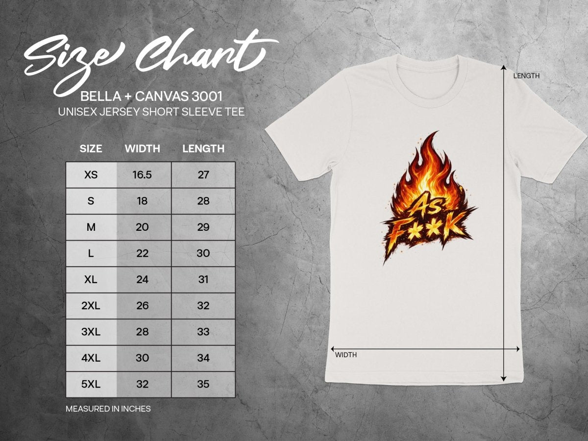 Fire As F**K Emoji T-Shirt | Flaming Graphic Tee - Anything AF