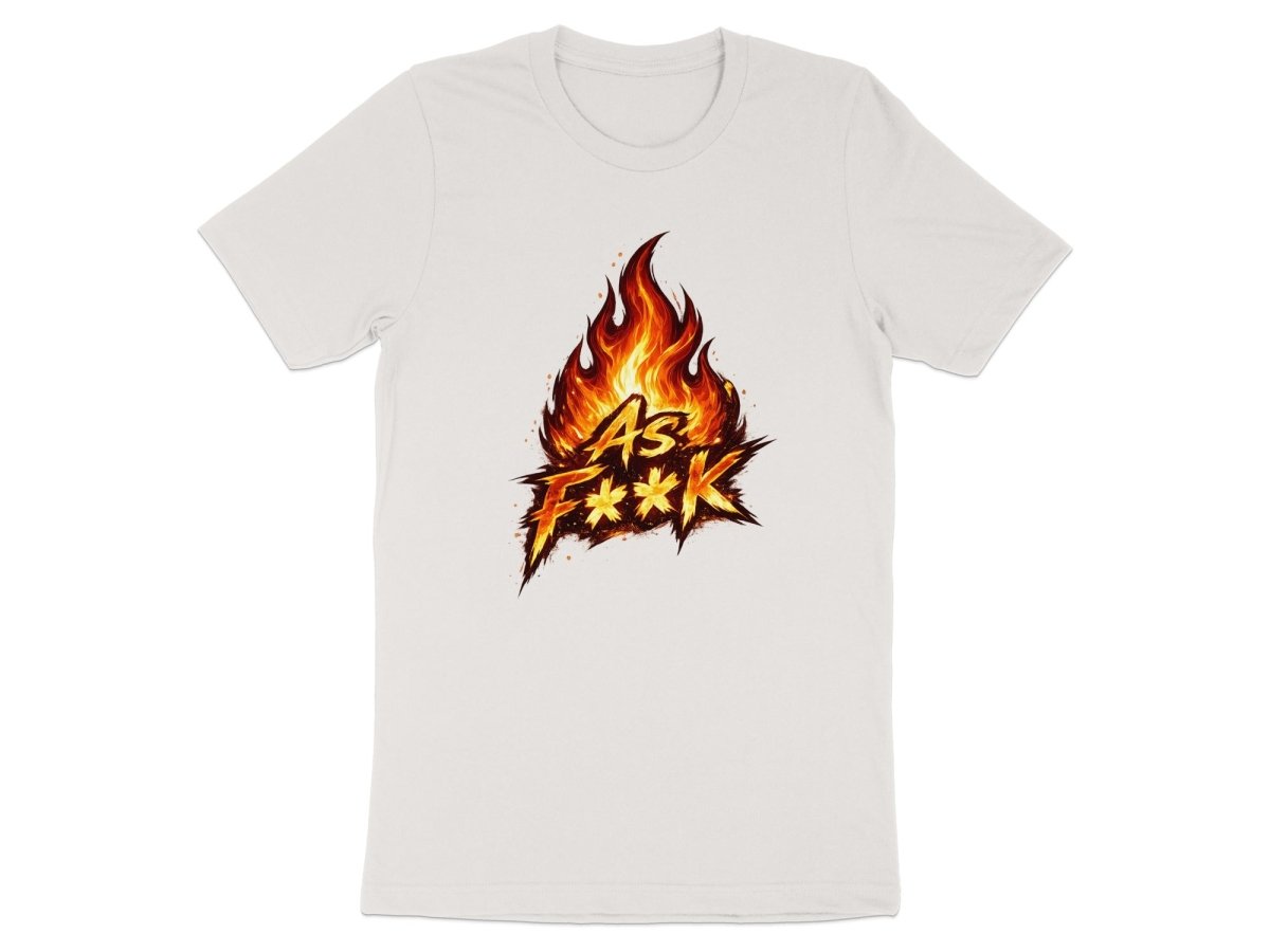 Fire As F**K Emoji T-Shirt | Flaming Graphic Tee - Anything AF