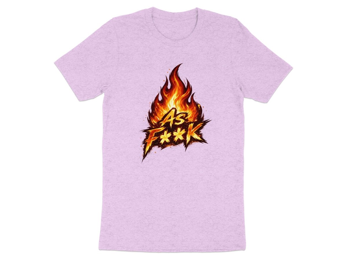 Fire As F**K Emoji T-Shirt | Flaming Graphic Tee - Anything AF