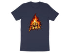 Fire As F**K Emoji T-Shirt | Flaming Graphic Tee - Anything AF