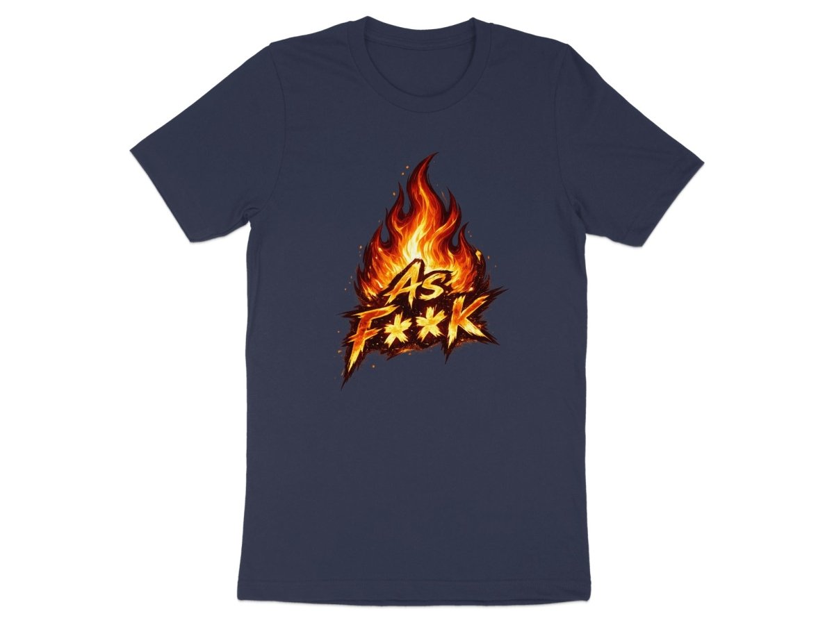 Fire As F**K Emoji T-Shirt | Flaming Graphic Tee - Anything AF