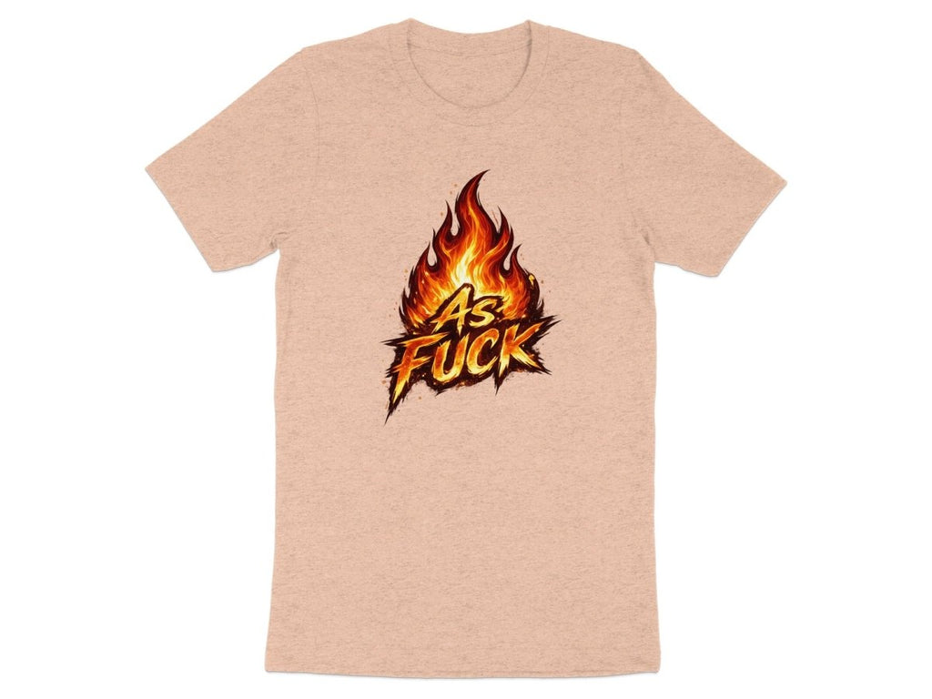 Fire As Fuck Emoji T-Shirt | Flaming NSFW Graphic Tee - Anything AF