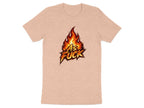 Fire As Fuck Emoji T-Shirt | Flaming NSFW Graphic Tee - Anything AF