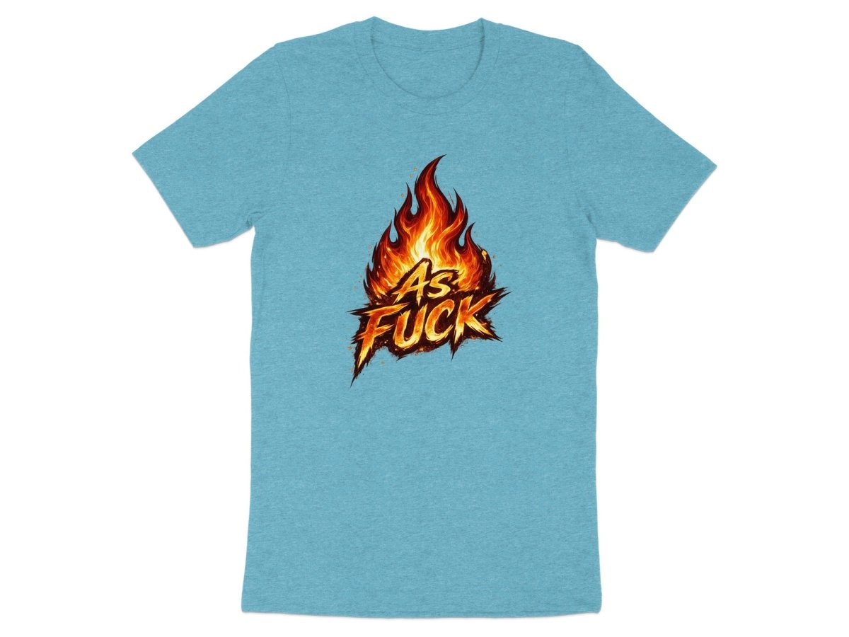 Fire As Fuck Emoji T-Shirt | Flaming NSFW Graphic Tee - Anything AF