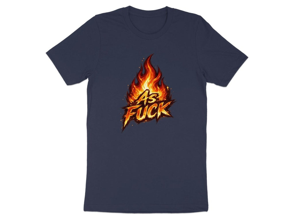Fire As Fuck Emoji T-Shirt | Flaming NSFW Graphic Tee - Anything AF