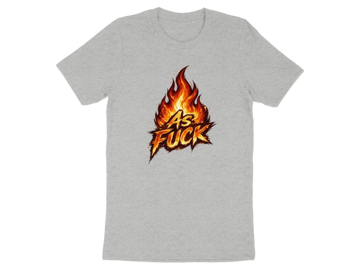 Fire As Fuck Emoji T-Shirt | Flaming NSFW Graphic Tee - Anything AF