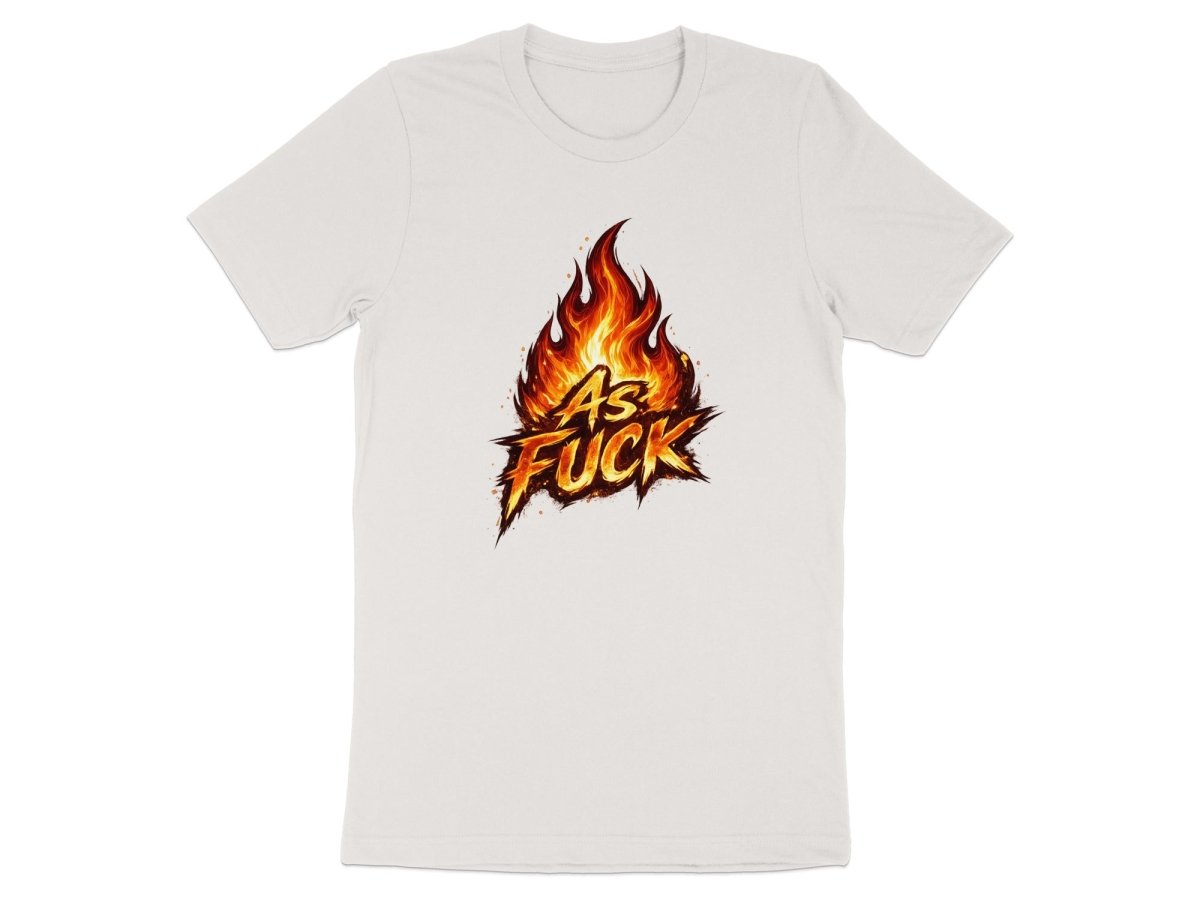 Fire As Fuck Emoji T-Shirt | Flaming NSFW Graphic Tee - Anything AF