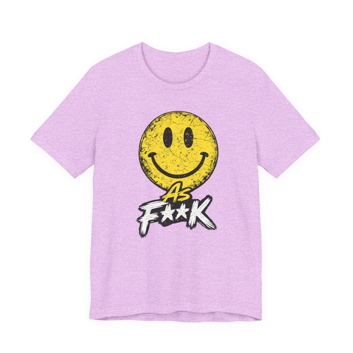 Happy As F**K T-Shirt | Vintage Smiley Face Graphic Tee - Anything AF