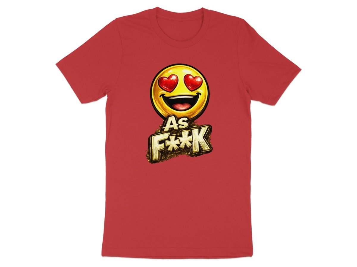 Heart Eyes As F**K Emoji T-Shirt | Love Emoji Graphic Tee - Anything AF