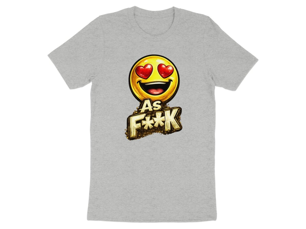 Heart Eyes As F**K Emoji T-Shirt | Love Emoji Graphic Tee - Anything AF