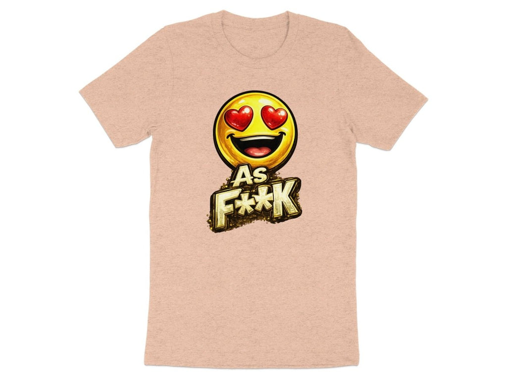 Heart Eyes As F**K Emoji T-Shirt | Love Emoji Graphic Tee - Anything AF