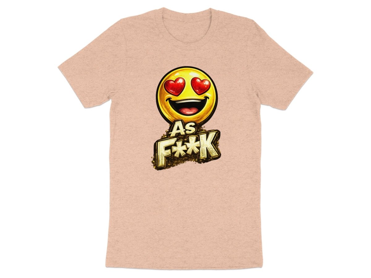 Heart Eyes As F**K Emoji T-Shirt | Love Emoji Graphic Tee - Anything AF