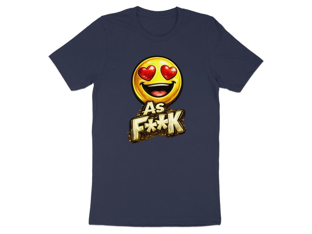 Heart Eyes As F**K Emoji T-Shirt | Love Emoji Graphic Tee - Anything AF