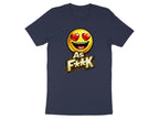 Heart Eyes As F**K Emoji T-Shirt | Love Emoji Graphic Tee - Anything AF