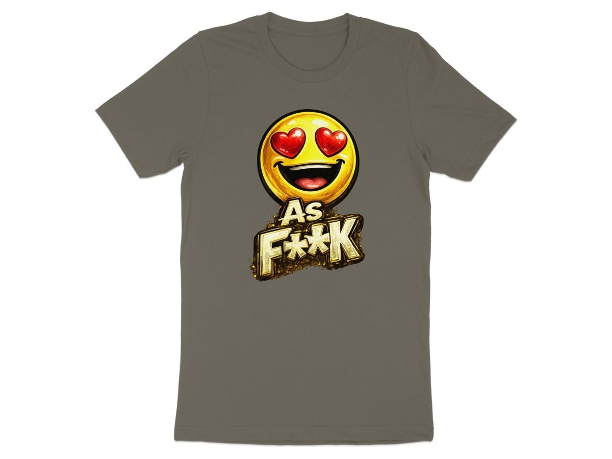 Heart Eyes As F**K Emoji T-Shirt | Love Emoji Graphic Tee - Anything AF