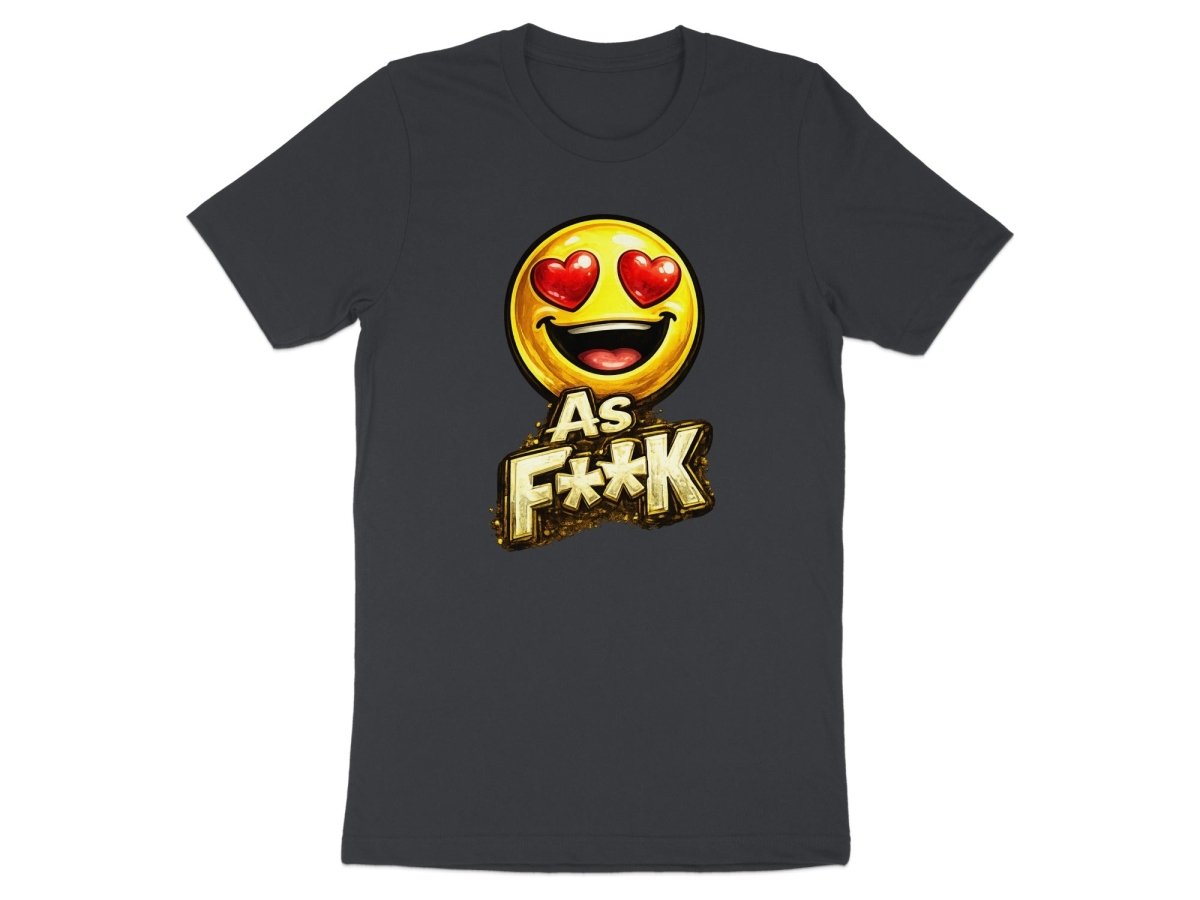 Heart Eyes As F**K Emoji T-Shirt | Love Emoji Graphic Tee - Anything AF