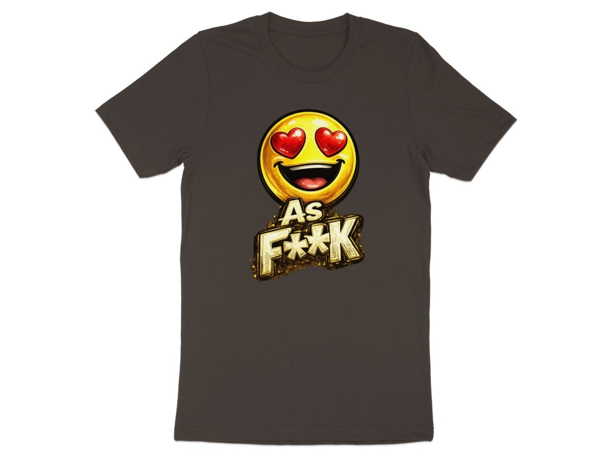 Heart Eyes As F**K Emoji T-Shirt | Love Emoji Graphic Tee - Anything AF