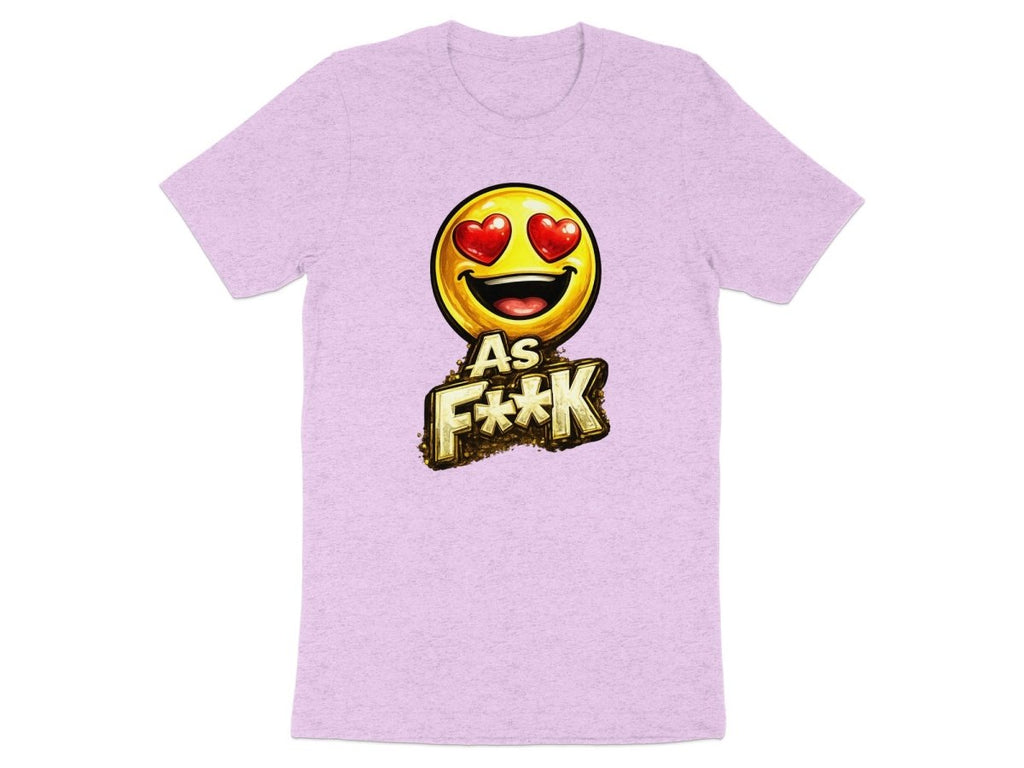 Heart Eyes As F**K Emoji T-Shirt | Love Emoji Graphic Tee - Anything AF