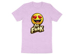 Heart Eyes As F**K Emoji T-Shirt | Love Emoji Graphic Tee - Anything AF