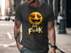 Heart Eyes As F**K Emoji T-Shirt | Love Emoji Graphic Tee - Anything AF