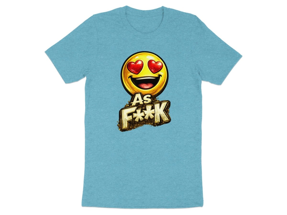 Heart Eyes As F**K Emoji T-Shirt | Love Emoji Graphic Tee - Anything AF