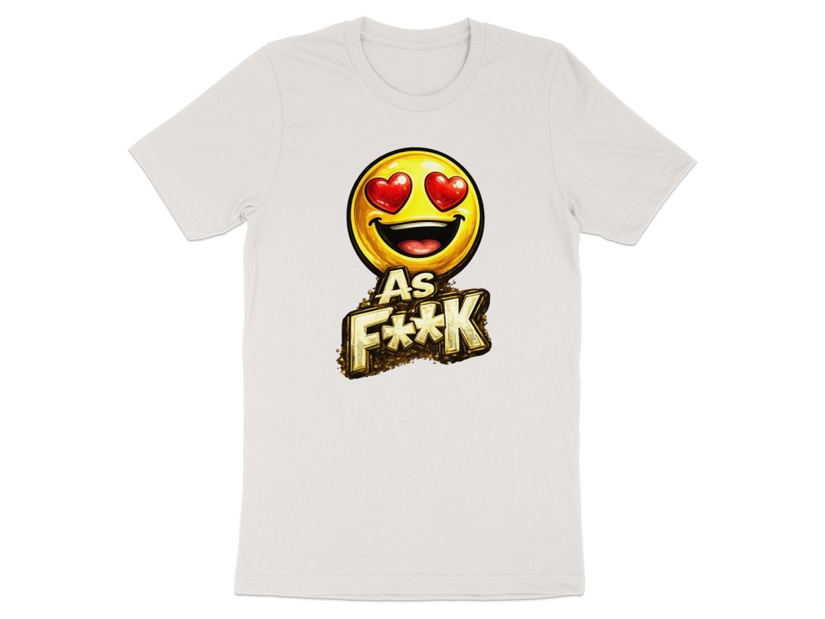 Heart Eyes As F**K Emoji T-Shirt | Love Emoji Graphic Tee - Anything AF