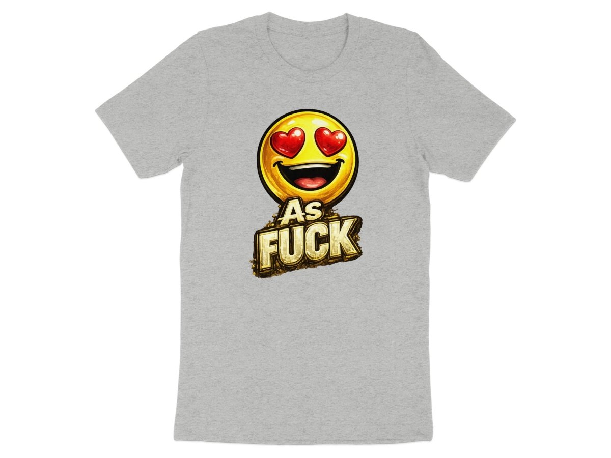 Heart Eyes As Fuck Emoji T-Shirt | Love Emoji NSFW Graphic Tee - Anything AF