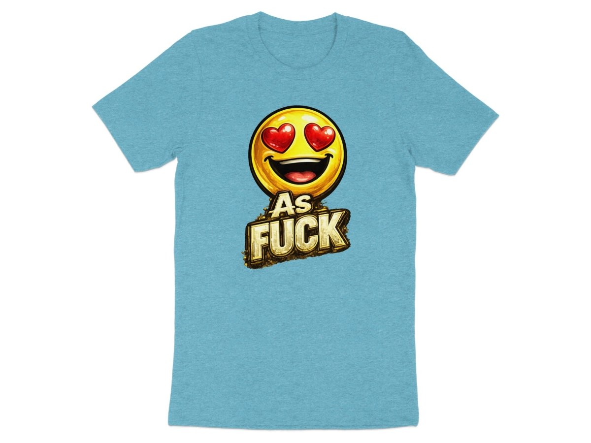 Heart Eyes As Fuck Emoji T-Shirt | Love Emoji NSFW Graphic Tee - Anything AF