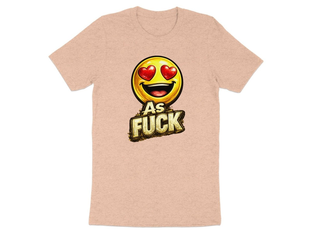 Heart Eyes As Fuck Emoji T-Shirt | Love Emoji NSFW Graphic Tee - Anything AF