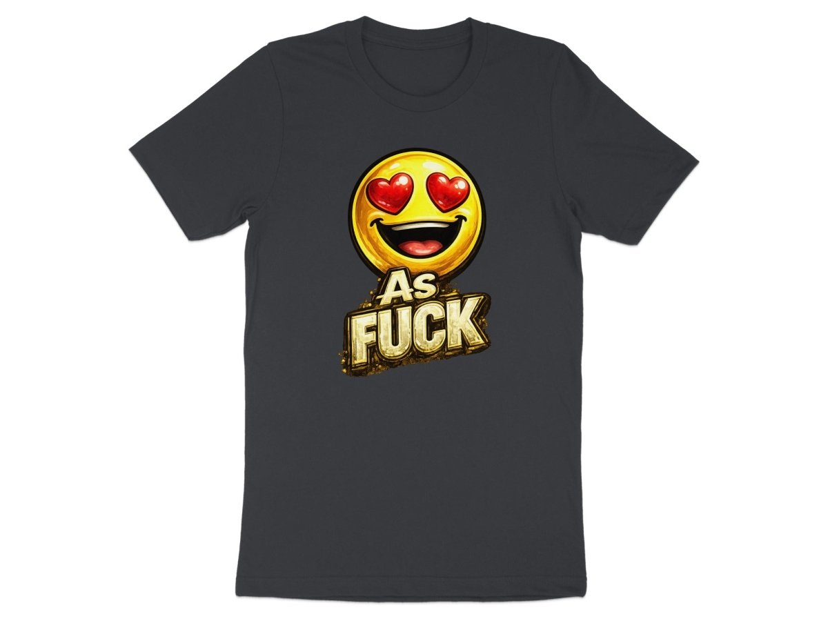 Heart Eyes As Fuck Emoji T-Shirt | Love Emoji NSFW Graphic Tee - Anything AF