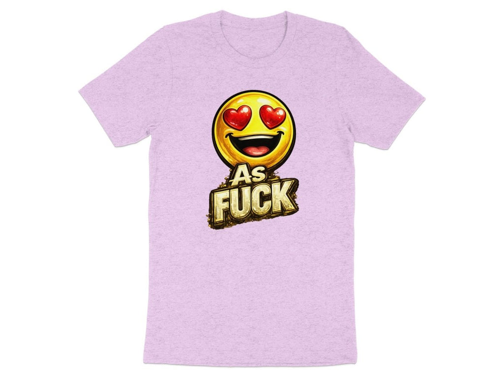 Heart Eyes As Fuck Emoji T-Shirt | Love Emoji NSFW Graphic Tee - Anything AF