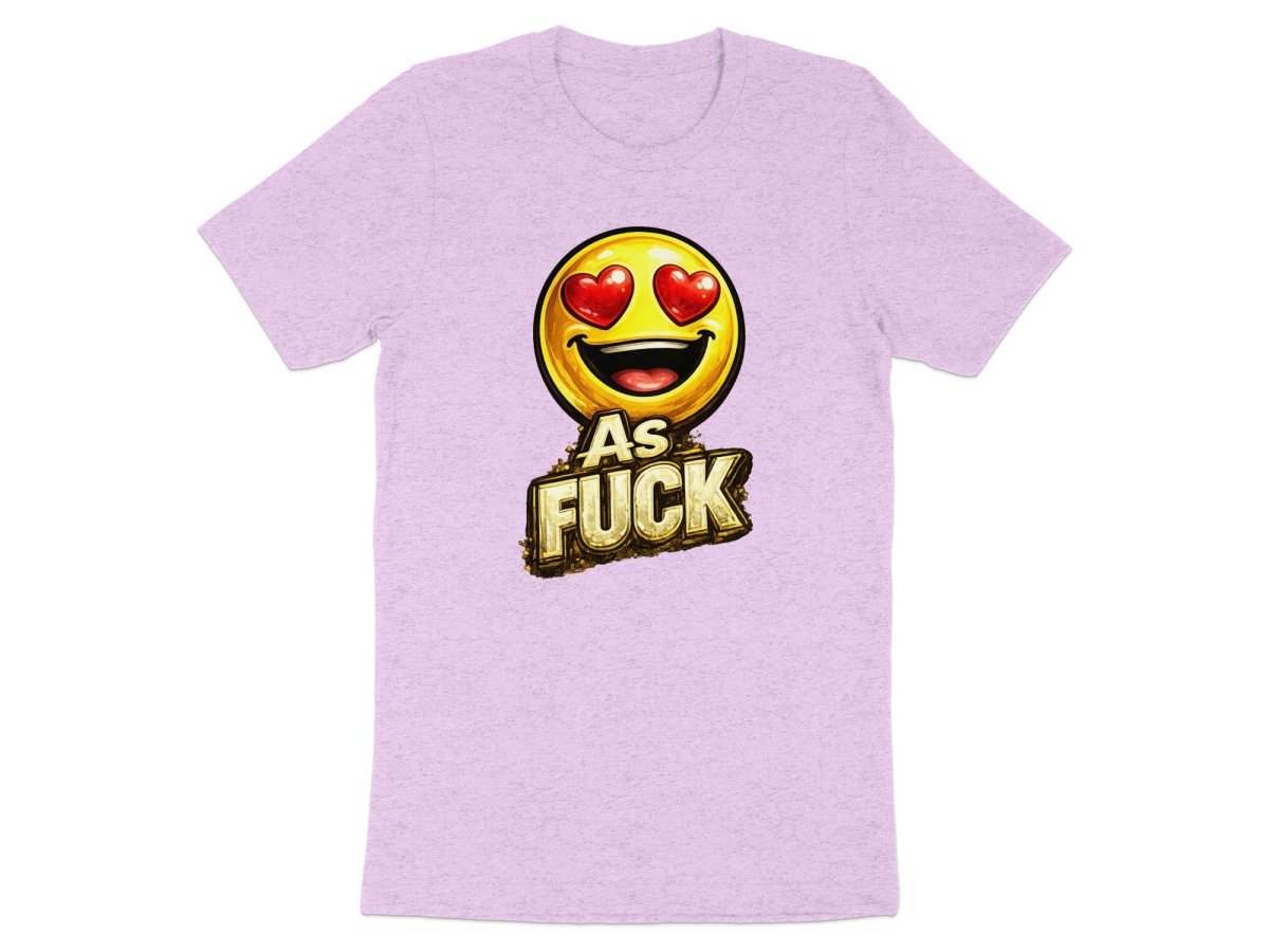 Heart Eyes As Fuck Emoji T-Shirt | Love Emoji NSFW Graphic Tee - Anything AF