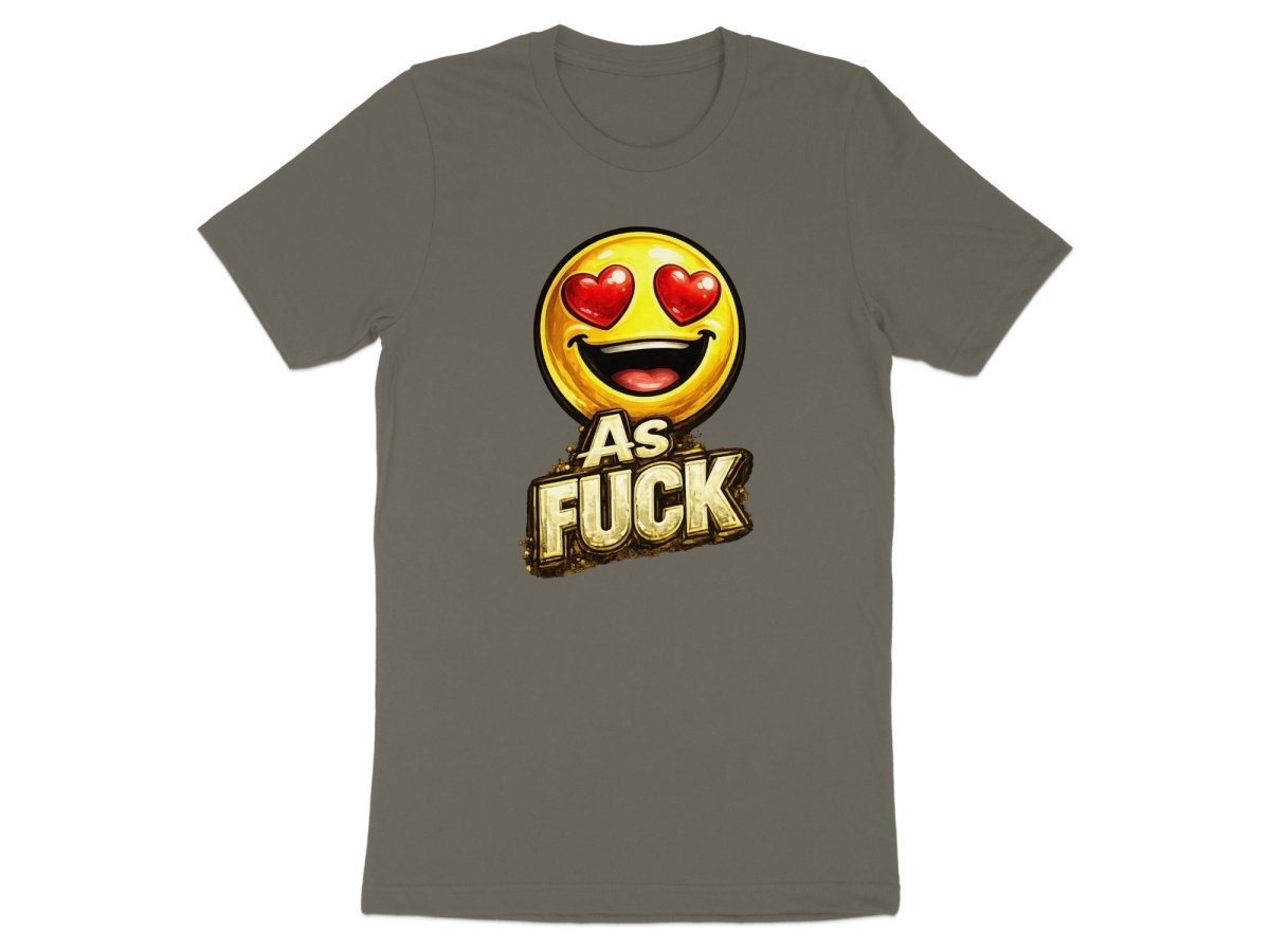 Heart Eyes As Fuck Emoji T-Shirt | Love Emoji NSFW Graphic Tee - Anything AF
