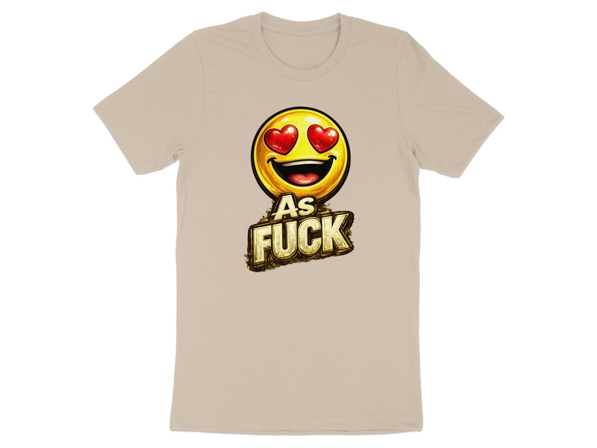 Heart Eyes As Fuck Emoji T-Shirt | Love Emoji NSFW Graphic Tee - Anything AF