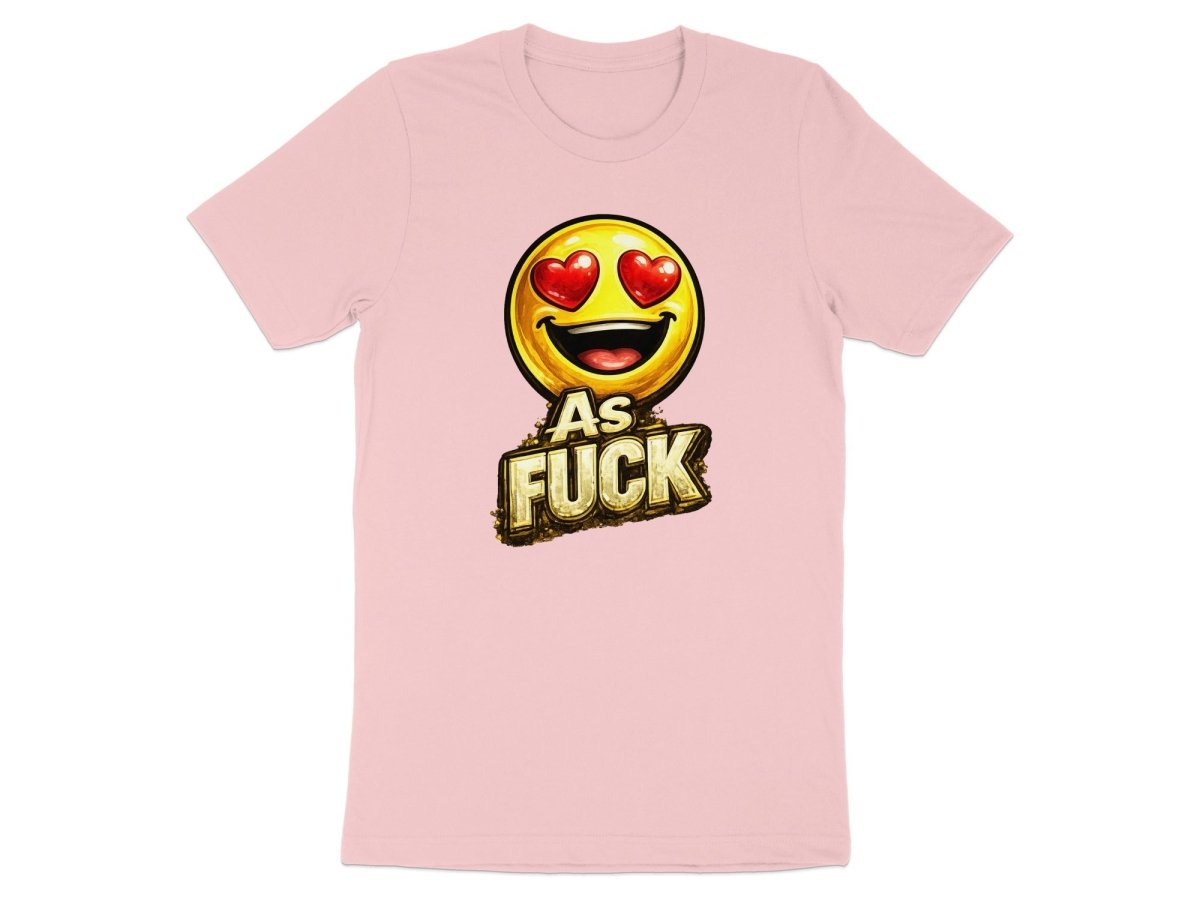 Heart Eyes As Fuck Emoji T-Shirt | Love Emoji NSFW Graphic Tee - Anything AF
