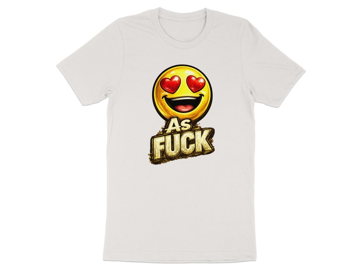 Heart Eyes As Fuck Emoji T-Shirt | Love Emoji NSFW Graphic Tee - Anything AF
