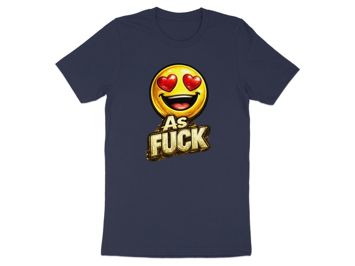Heart Eyes As Fuck Emoji T-Shirt | Love Emoji NSFW Graphic Tee - Anything AF