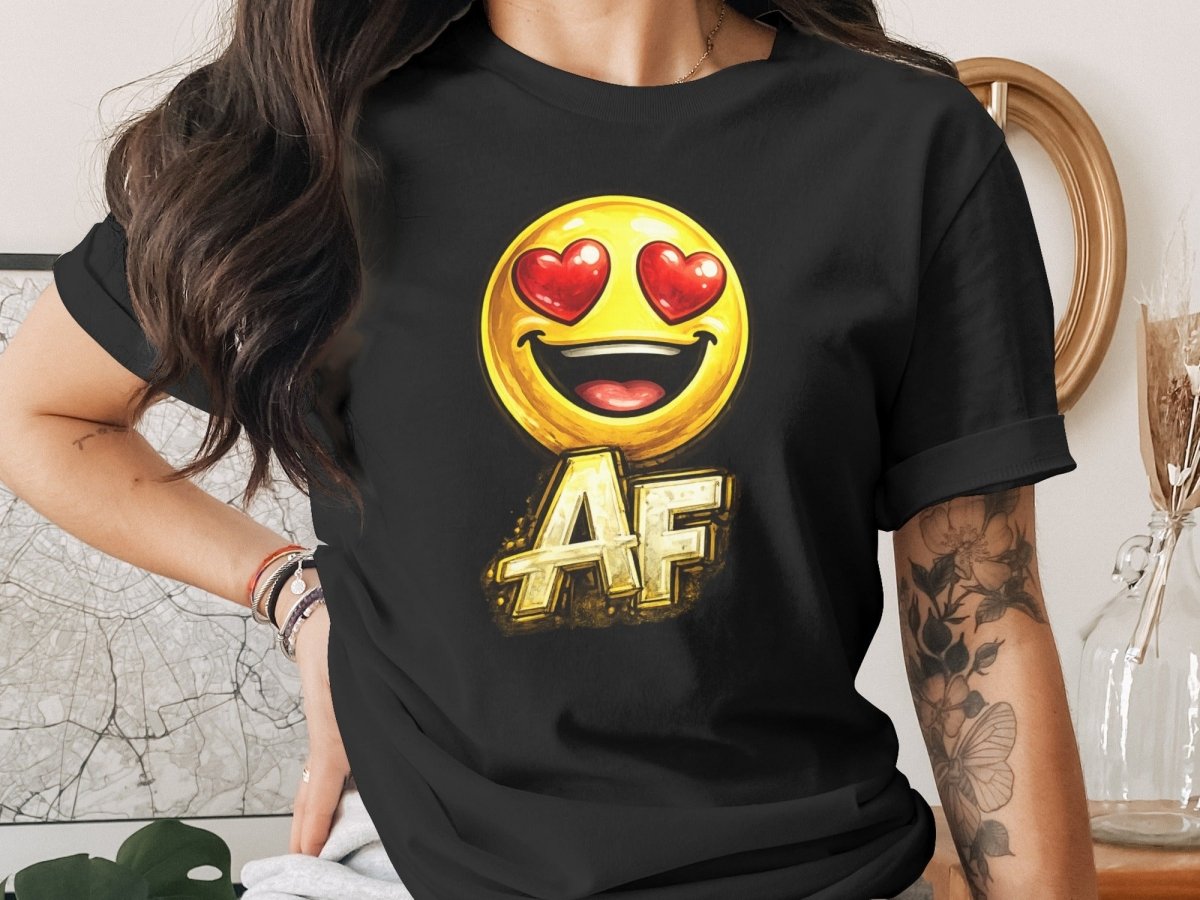 Heart Eyes Emoji AF Edition T-Shirt - Anything AF