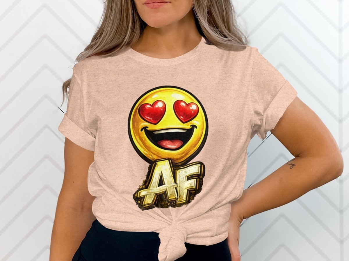 Heart Eyes Emoji AF Edition T-Shirt - Anything AF