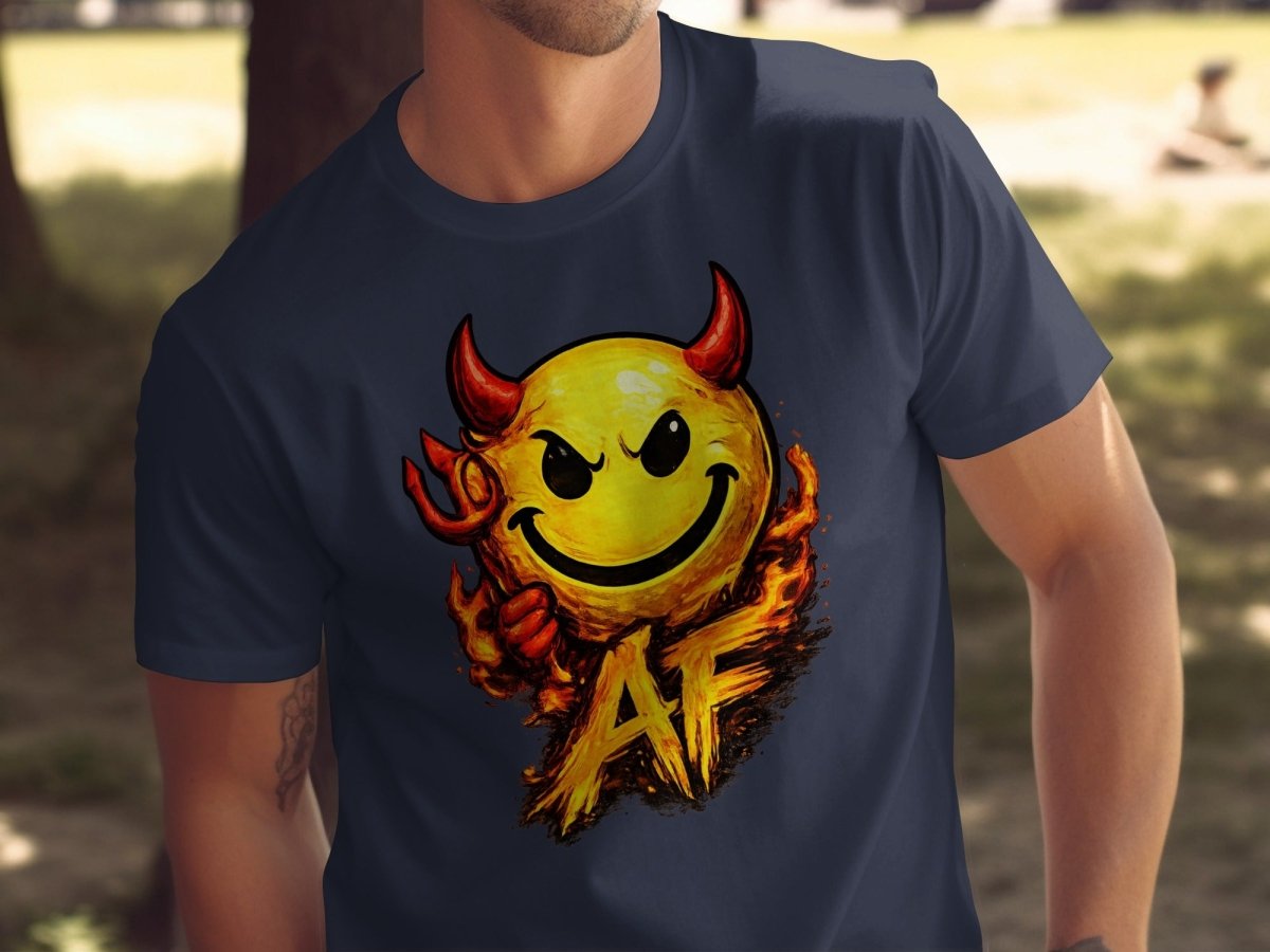 Hellfire Devil Emoji AF Edition T-Shirt - Anything AF