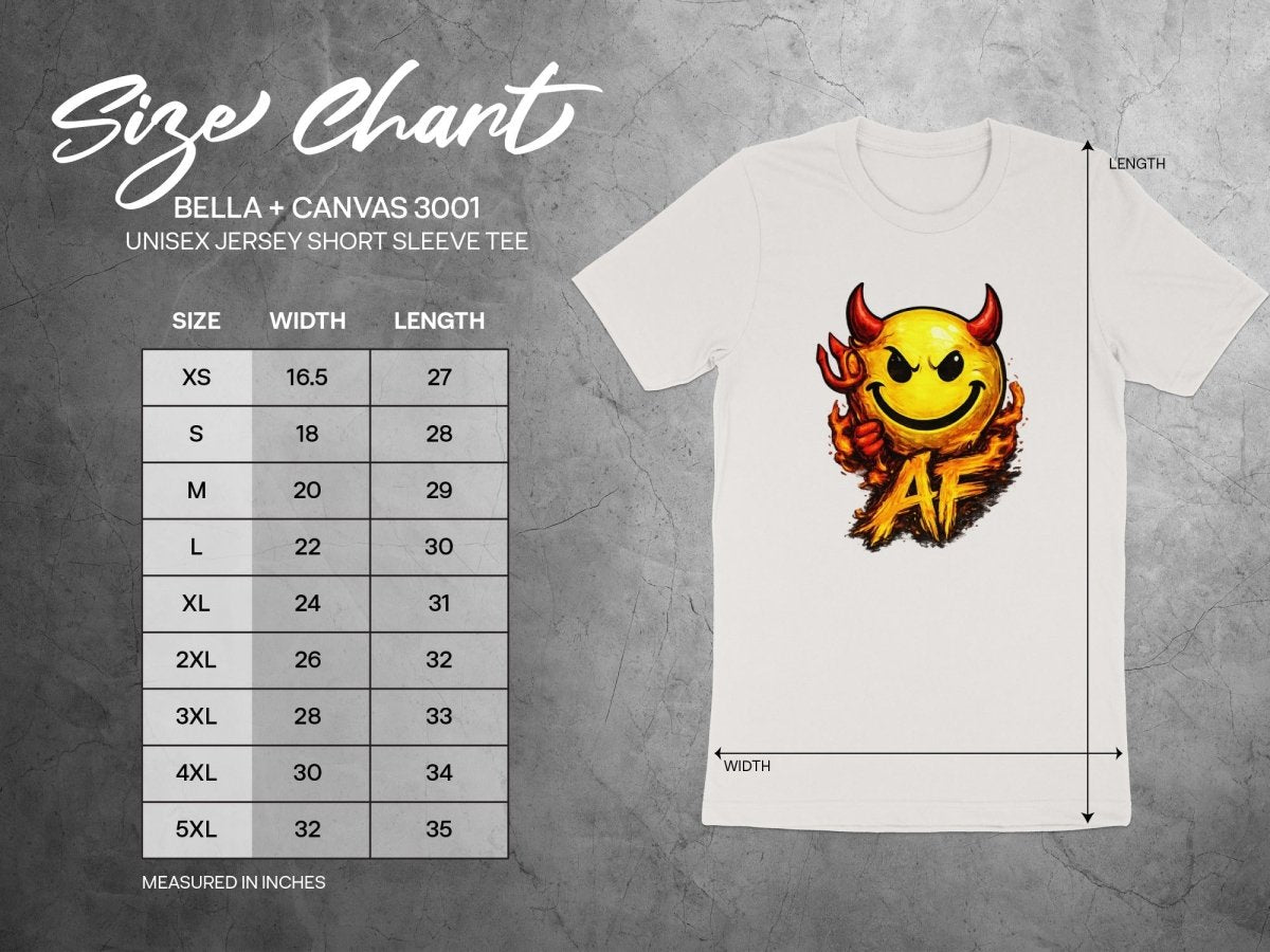 Hellfire Devil Emoji AF Edition T-Shirt - Anything AF