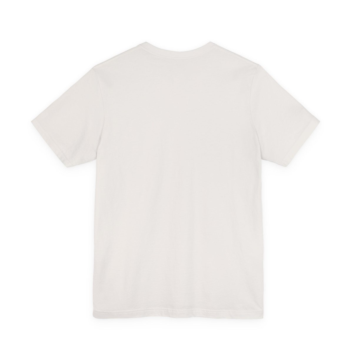 Plain back of the Vintage White Indiana Midwestern As Fuck tee, no print on the reverse